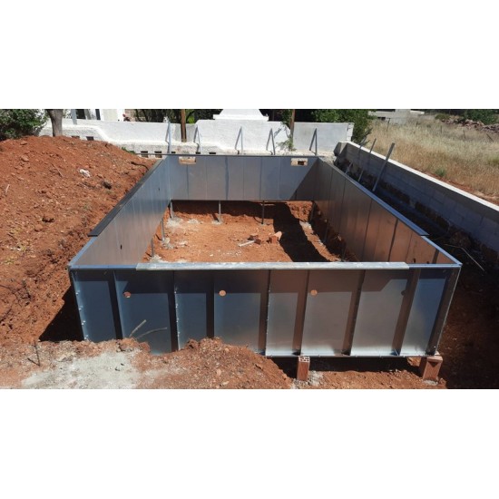 Πισίνα με μεταλλικά panel 4,00Χ6,00μ με liner 3D και έτοιμο πολυεστερικό μηχανοστάσιο με ηλεκτρόλυση άλατος Πισίνα με μεταλλικά panel 4,00Χ6,00μ με liner 3D και έτοιμο πολυεστερικό μηχανοστάσιο με ηλεκτρόλυση άλατος