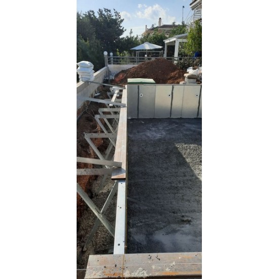Πισίνα με μεταλλικά panel 4,00Χ6,00μ με liner 3D και έτοιμο πολυεστερικό μηχανοστάσιο με ηλεκτρόλυση άλατος Πισίνα με μεταλλικά panel 4,00Χ6,00μ με liner 3D και έτοιμο πολυεστερικό μηχανοστάσιο με ηλεκτρόλυση άλατος