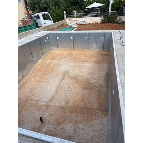 Πισίνα με μεταλλικά panel 4,00Χ6,00μ με liner 3D και έτοιμο πολυεστερικό μηχανοστάσιο με ηλεκτρόλυση άλατος Πισίνα με μεταλλικά panel 4,00Χ6,00μ με liner 3D και έτοιμο πολυεστερικό μηχανοστάσιο με ηλεκτρόλυση άλατος