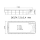 ΠΟΛΥΕΣΤΕΡΙΚΗ ΠΙΣΙΝΑ DELTA 7.50X3.40X1.25m