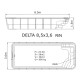ΠΟΛΥΕΣΤΕΡΙΚΗ ΠΙΣΙΝΑ DELTA 8.50X3.60X1.50m